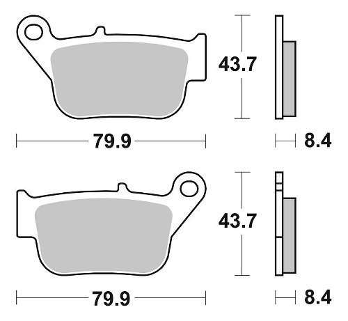 SBS Bremsbelag Carbon Tech