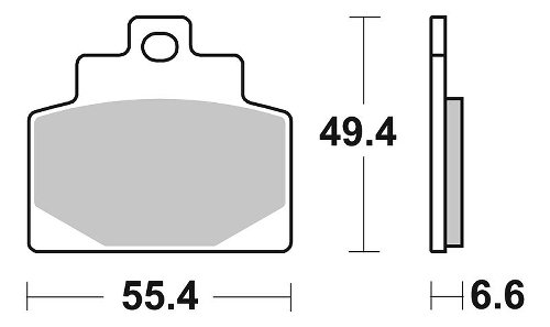 SBS Bremsbelag Street Ceramic