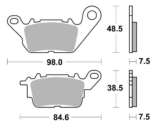 SBS Bremsbelag Carbon Tech