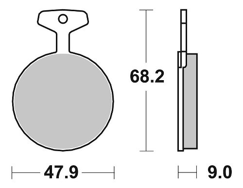 SBS Bremsbelag Street Ceramic