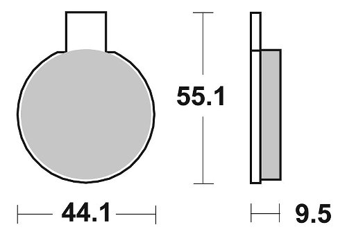 SBS Bremsbelag Street Ceramic