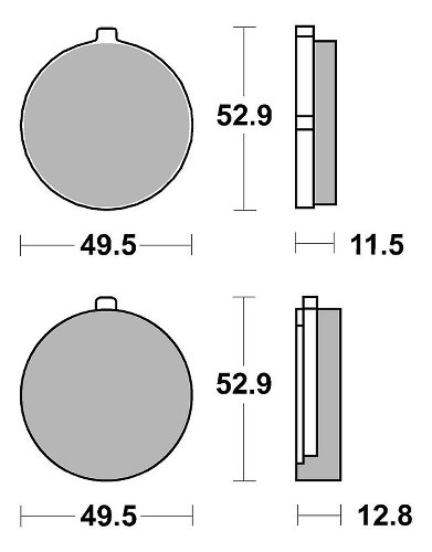 SBS Bremsbelag Street Ceramic