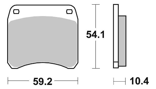 SBS Bremsbelag Street Ceramic