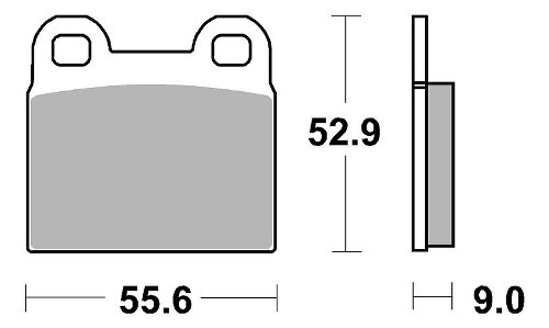 SBS Bremsbelag Street Ceramic