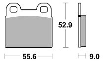 SBS Bremsbelag Street Ceramic