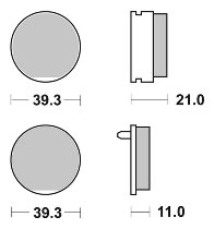 SBS Bremsbelag Street Ceramic