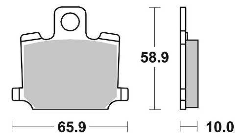 SBS Bremsbelag Street Ceramic