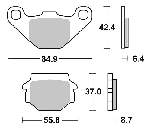 SBS Bremsbelag Street Ceramic