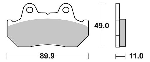 SBS Bremsbelag Street Ceramic