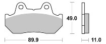 SBS Bremsbelag Street Ceramic