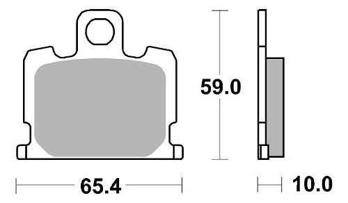 SBS Bremsbelag Street Ceramic