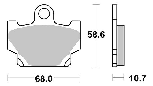 SBS Bremsbelag Street Ceramic