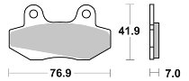 SBS Bremsbelag Street Ceramic