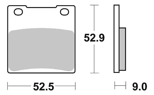 SBS Bremsbelag Street Ceramic