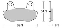 SBS Bremsbelag Street Ceramic