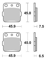 SBS Bremsbelag Street Ceramic