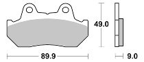 SBS Bremsbelag Street Ceramic