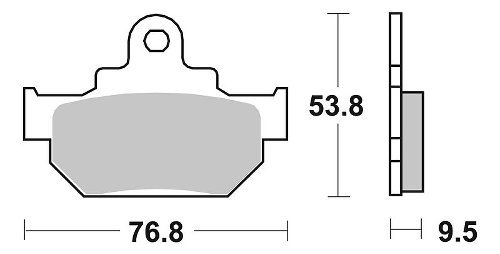 SBS Bremsbelag Street Ceramic