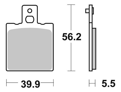 SBS Bremsbelag Street Ceramic