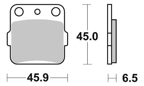 SBS Bremsbelag Street Ceramic