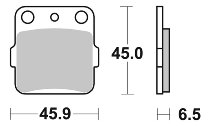 SBS Bremsbelag Street Ceramic