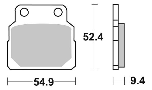 SBS Bremsbelag Street Ceramic