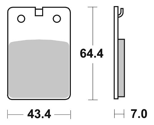 SBS Bremsbelag Street Ceramic