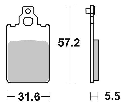 SBS Bremsbelag Street Ceramic