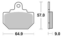 SBS Bremsbelag Street Ceramic