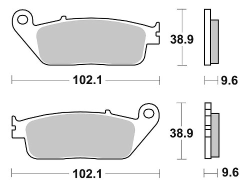 SBS Bremsbelag Street Ceramic