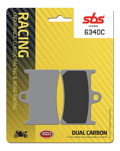 SBS Brake pad kit road racing dual carbon