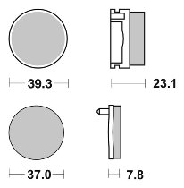 SBS Bremsbelag Street Ceramic