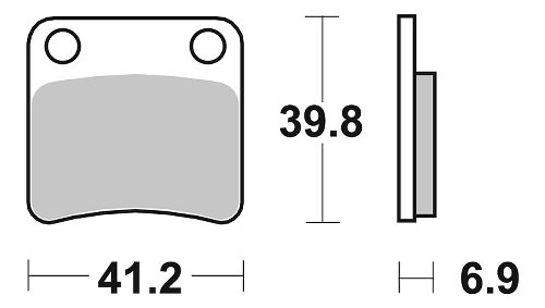 SBS Bremsbelag Street Ceramic