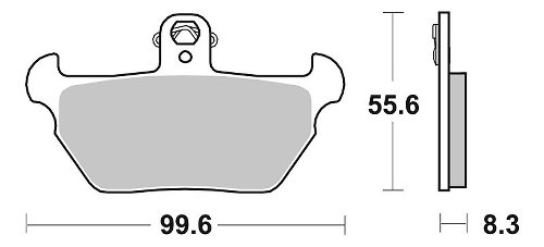 SBS Bremsbelag Street Ceramic