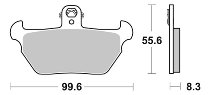 SBS Bremsbelag Street Ceramic