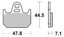 SBS Bremsbelag Street Ceramic