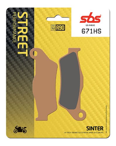 SBS Brake pad kit street sinter