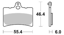 SBS Bremsbelag Street Ceramic