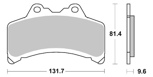 SBS Bremsbelag Street Ceramic