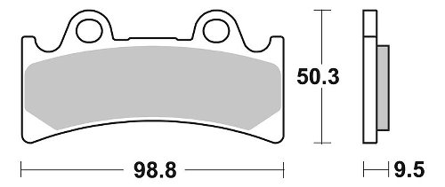 SBS Bremsbelag Street Ceramic