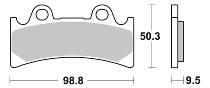 SBS Bremsbelag Street Ceramic