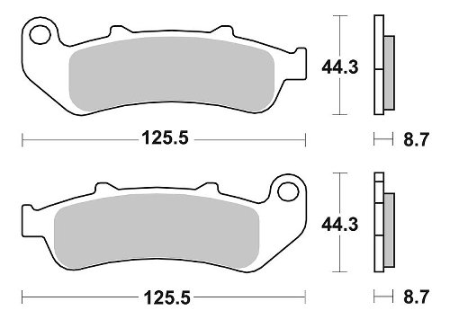 SBS Bremsbelag Street Ceramic