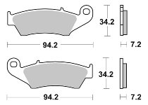 SBS Bremsbelag Street Ceramic