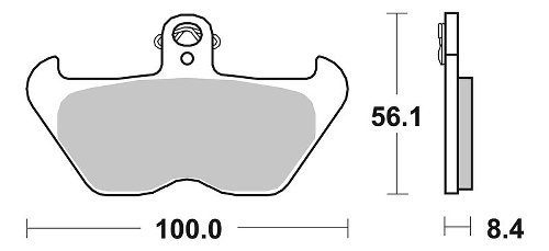 SBS Bremsbelag Street Ceramic