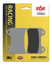 SBS Brake pad kit road racing dual carbon