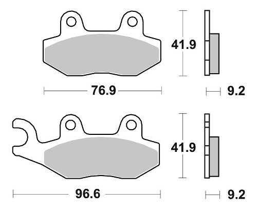 SBS Bremsbelag Street Ceramic