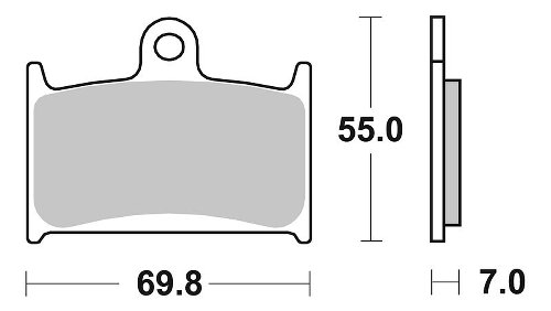 SBS Bremsbelag Street Ceramic