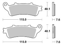 SBS Bremsbelag Street Ceramic