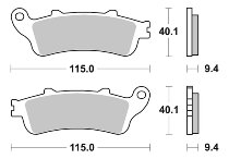 SBS Bremsbelag Street Ceramic