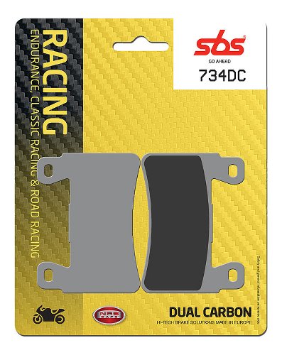 SBS Brake pad kit road racing dual carbon